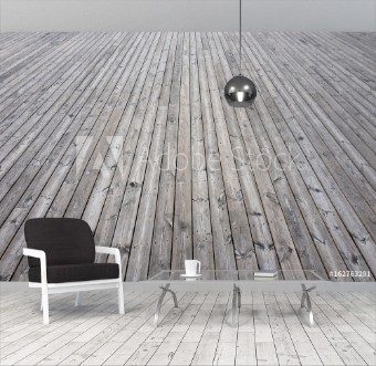 Picture of Wooden floor planks for background use